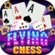 Flying Chess game logo icon for referral-based earning app
